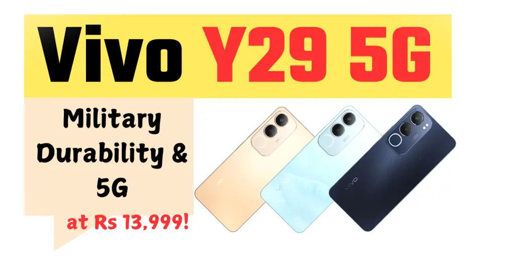 Vivo Y29 5G Shocks Everyone: Military Durability & 5G at Rs 13,999!