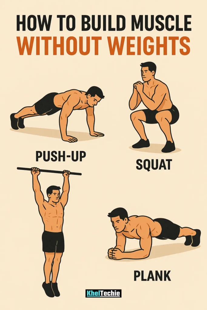 How to Build Muscle Without Weights