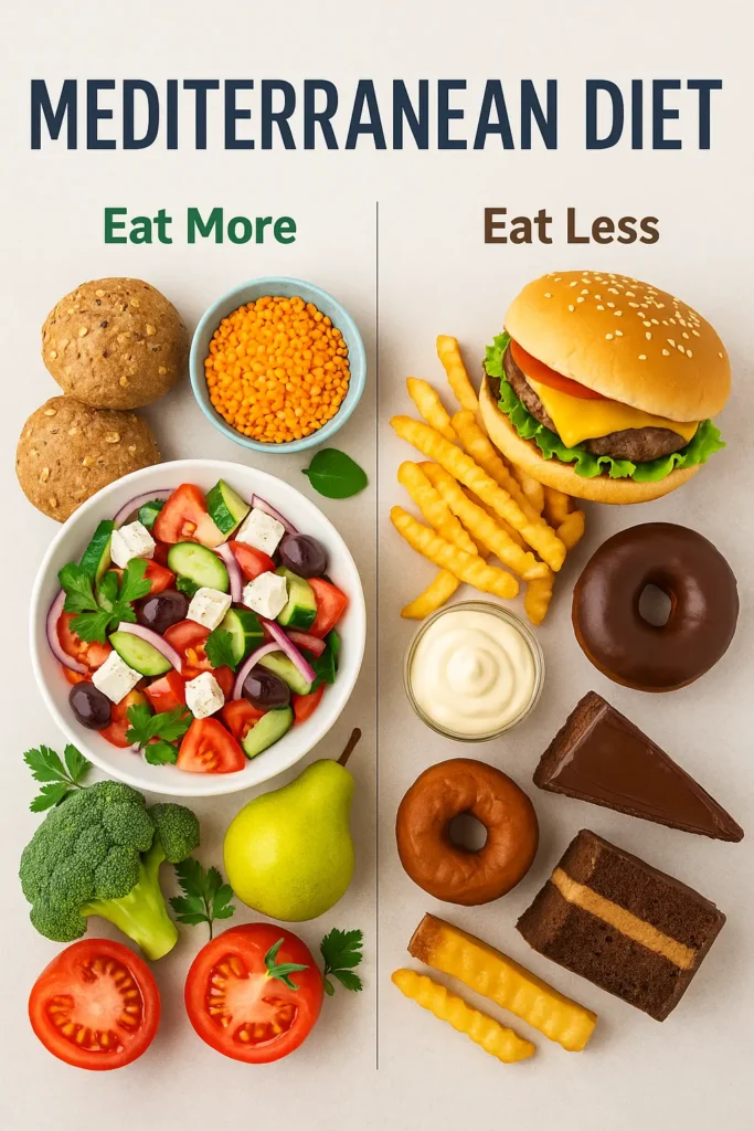 Mediterranean Diet what to eat and what to avoid