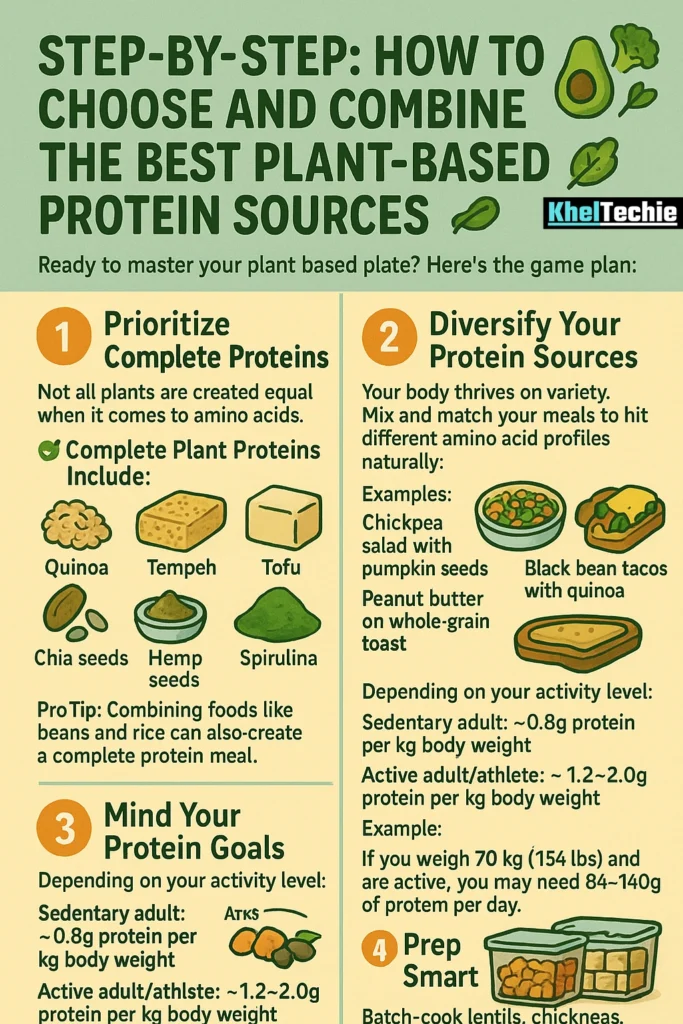 Step-by-Step: How to Choose and Combine the Best Plant-Based Protein Sources