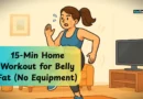15-Min Home Workout for Belly Fat (No Equipment)