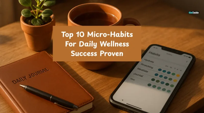 Top 10 Micro-Habits For Daily Wellness Success Proven