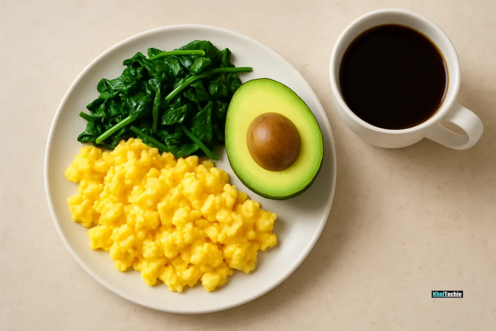 Healthy keto breakfast ideas for day 1 of 30 day keto challenge meal plan