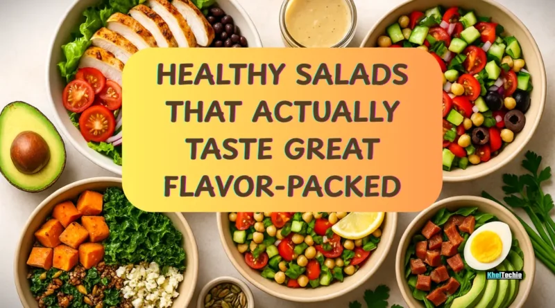 Healthy Salads That Actually Taste Great: Flavor-Packed