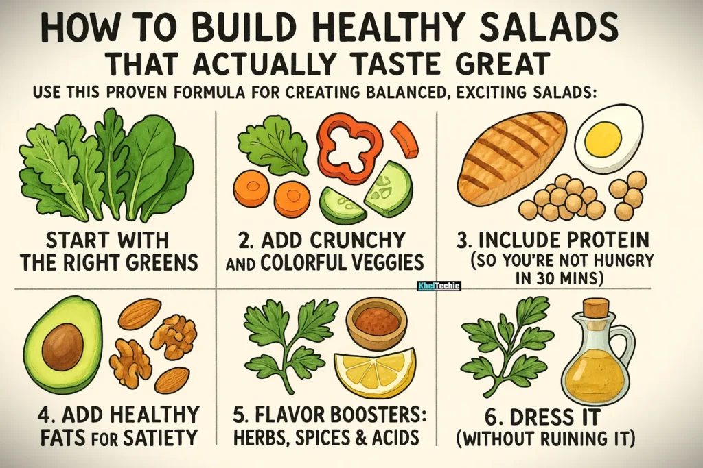 How to Build Healthy Salads That Actually Taste Great