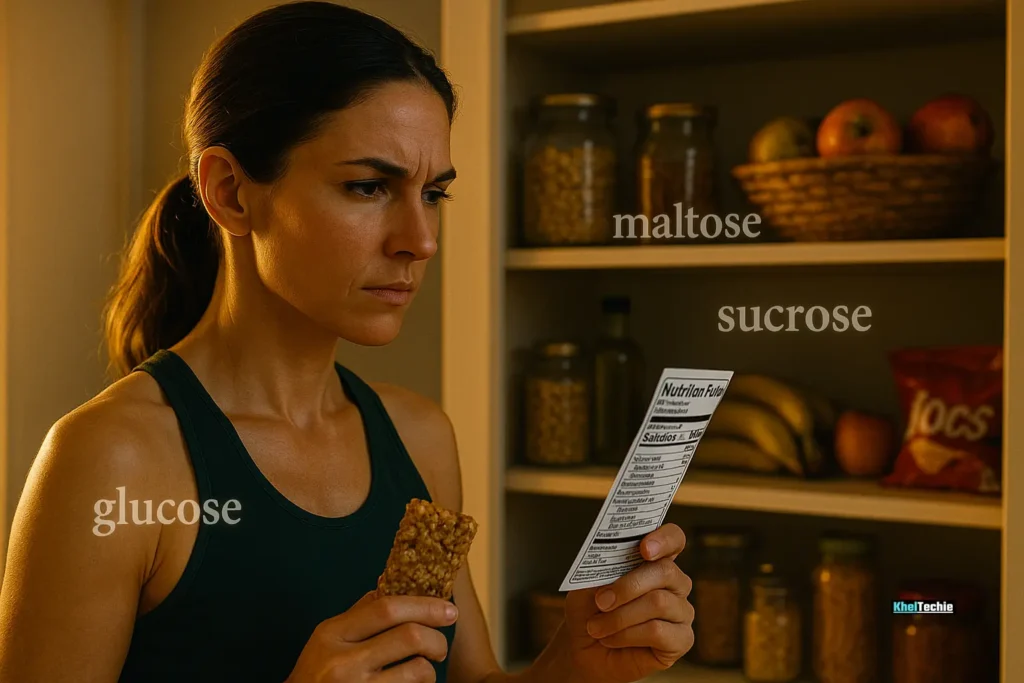 Reading nutrition labels to spot hidden sugars