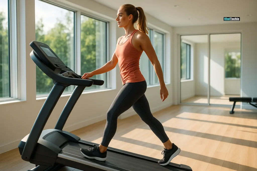 Walking uphill indoors—12-3-30 makes incline training accessible at home