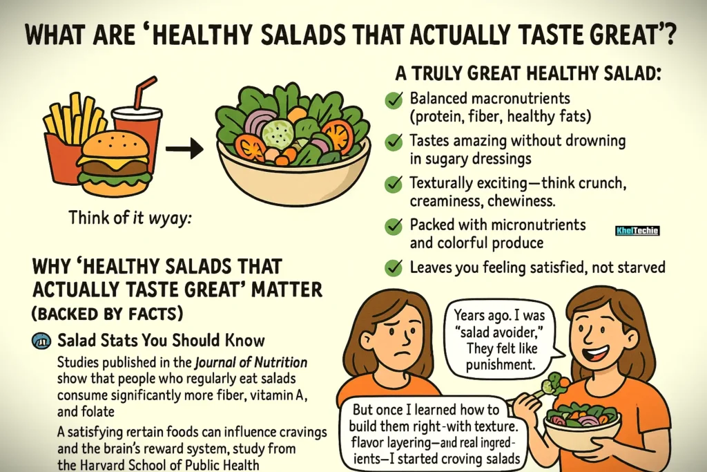 What Are “Healthy Salads That Actually Taste Great”