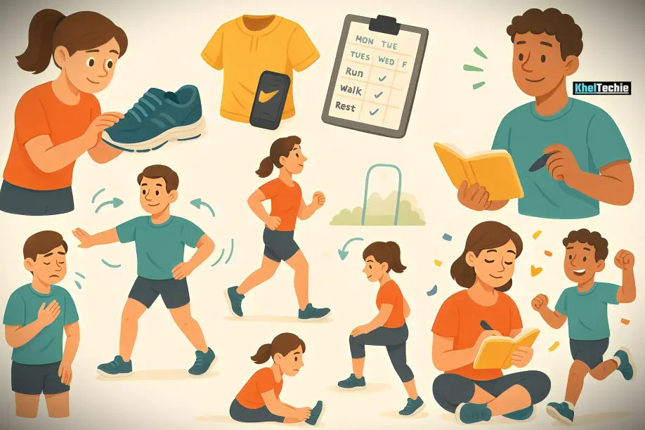 Steps to Start a Running Routine