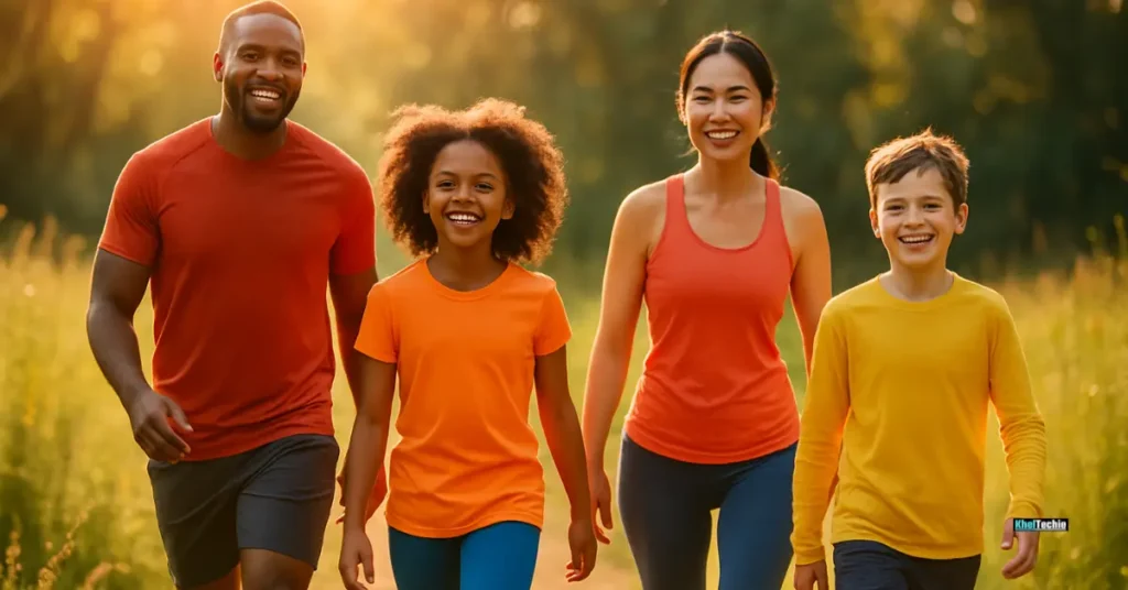 happy family and Healthy