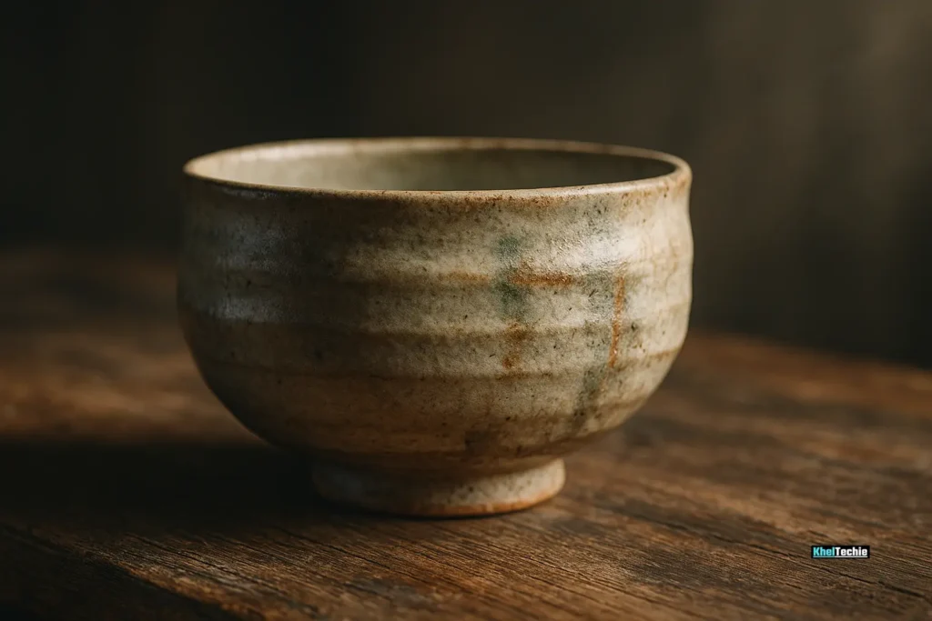 Japanese ceramic bowl showing wabi-sabi beauty