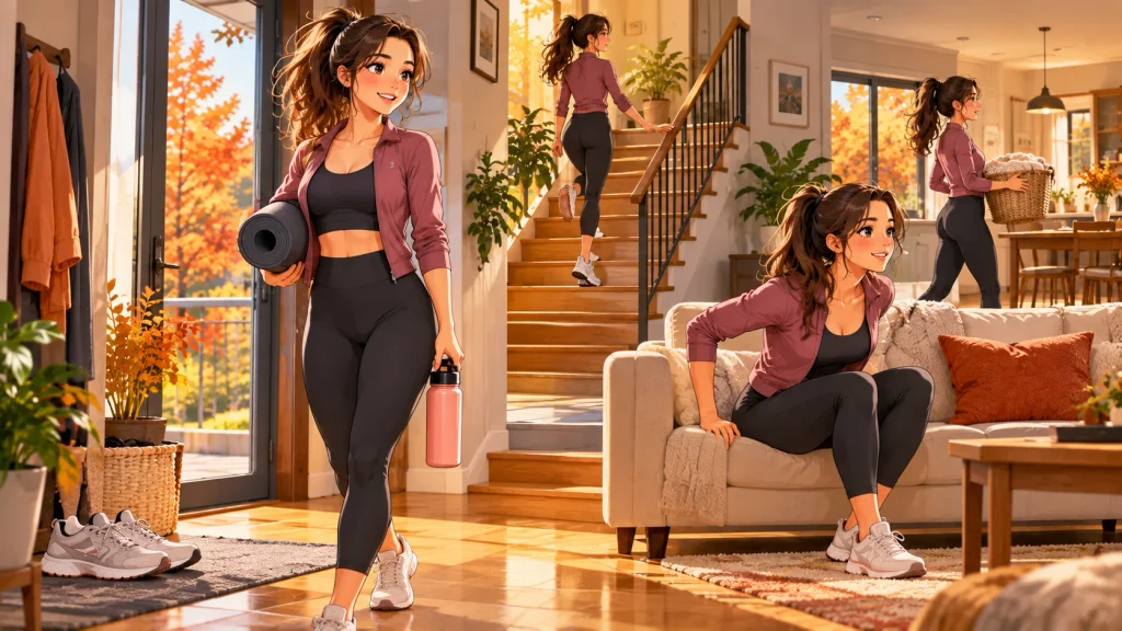 American adult practicing lower-body strength for everyday movement