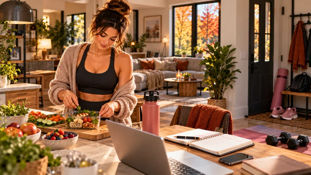 Sustainable fall wellness habits built around a busy daily routine