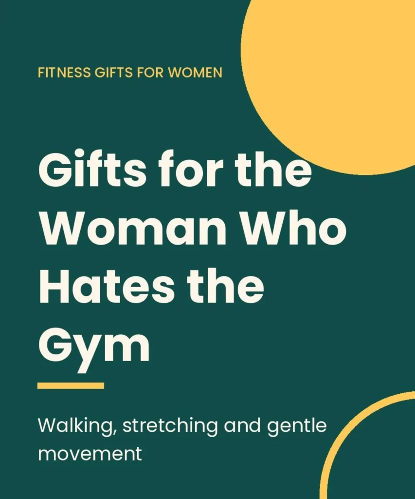 Everyday wellness gift ideas featuring comfortable walking shoes, a water bottle, and a small gift card.