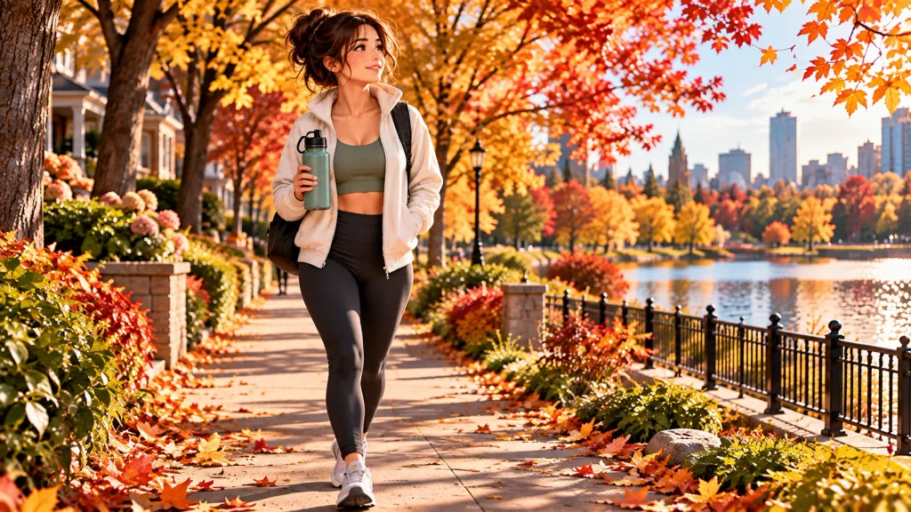 Small healthy habits creating a realistic fall wellness routine